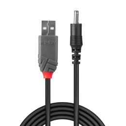 Lindy 70266 kabel zasilające Czarny 1,5 m USB A