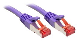 Lindy Rj45/Rj45 Cat6 1.5m kabel sieciowy Fioletowy 1,5 m S/FTP (S-STP)