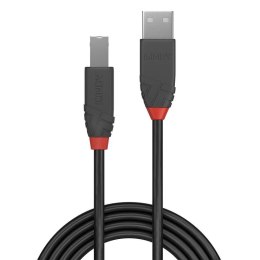 Lindy 36672 kabel USB 1 m USB 2.0 USB A USB B Czarny