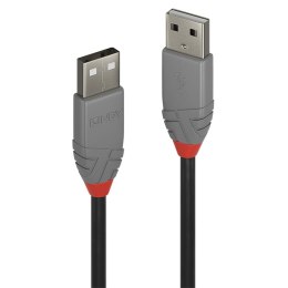 Lindy 36694 kabel USB 3 m USB 2.0 USB A Czarny, Szary