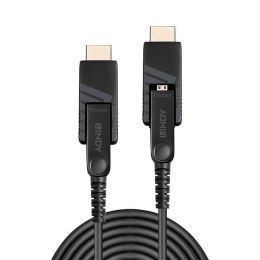 Lindy 38324 kabel HDMI 50 m HDMI Typu D (Micro) Czarny