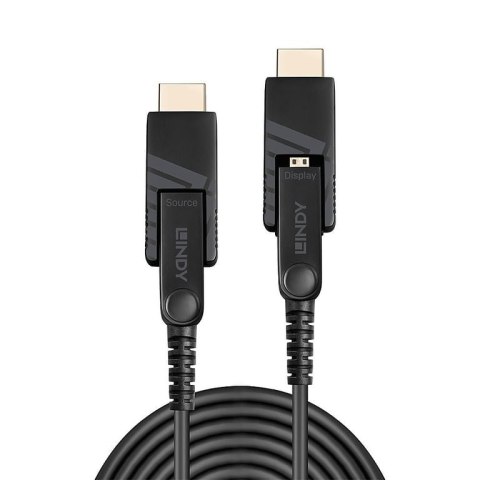 Lindy 38326 kabel HDMI 100 m HDMI Typu D (Micro) Czarny