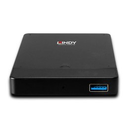 Lindy 43331 obudowa do dysków twardych Obudowa HDD/SSD Czarny 2.5