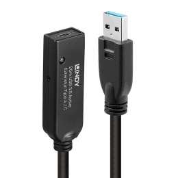 Lindy 43375 kabel USB USB 3.2 Gen 1 (3.1 Gen 1) 20 m USB A Czarny