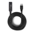 Lindy 43376 kabel USB USB 3.2 Gen 1 (3.1 Gen 1) 10 m USB A USB C Czarny