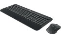 Logitech Advanced MK545 klawiatura Dołączona myszka Biuro RF Wireless QWERTY Amerykański międzynarodowy Czarny