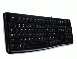 Logitech K120 Corded Keyboard klawiatura USB QWERTZ Węgierski Czarny