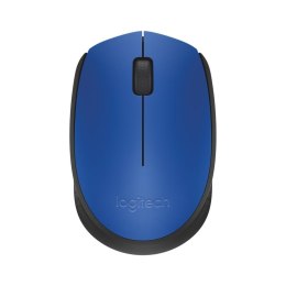 Logitech M171 Blue-K myszka Oburęczny RF Wireless Optyczny 1000 DPI