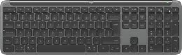 Logitech K950 Signature Slim klawiatura Biuro RF Wireless + Bluetooth QWERTY Amerykański międzynarodowy Grafitowy