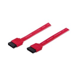 Manhattan 340700 kabel SATA 0,5 m SATA 7-pin Czerwony