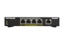 NETGEAR GS305Pv2 Nie zarządzany Gigabit Ethernet (10/100/1000) Obsługa PoE Czarny