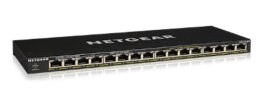 NETGEAR GS316P Nie zarządzany Gigabit Ethernet (10/100/1000) Obsługa PoE Czarny