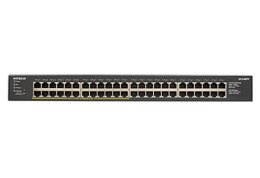 NETGEAR GS348PP Nie zarządzany Gigabit Ethernet (10/100/1000) Obsługa PoE Czarny