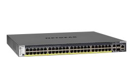 NETGEAR M4300-52G-PoE+ 550W PSU Zarządzany L2/L3/L4 Gigabit Ethernet (10/100/1000) Obsługa PoE 1U Czarny