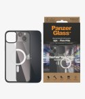 PanzerGlass ClearCase MagSafe pokrowiec na telefon komórkowy 17 cm (6.7") Czarny, Przezroczysty