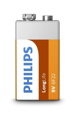 Philips LongLife Bateria 6F22L1B/10