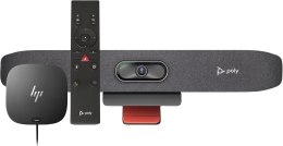 POLY Studio R30 USB Video Bar oraz zdalne sterowanie BT ze stacją dokującą HP USB-C Dock G5 (ABB)