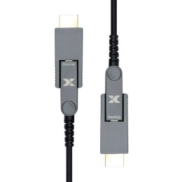 ProXtend HDMIDD2.0AOC-010 kabel HDMI 10 m HDMI Type C (Mini) Czarny