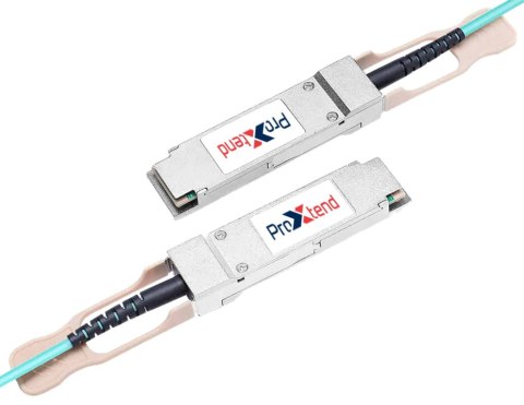 ProXtend PX-QSFP+BOA-00001-CI1 kabel optyczny 1 m 4x SFP+ Kolor Aqua