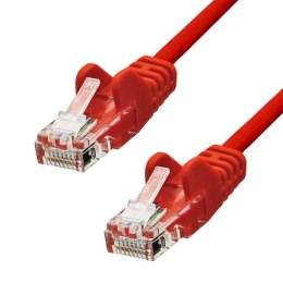 ProXtend V-5UTP-01R kabel sieciowy Czerwony 1 m Cat5e U/UTP (UTP)