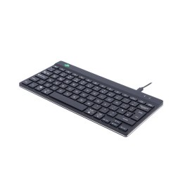 R-Go Tools Compact Break RGOCOUKWDBL klawiatura USB QWERTY British English Czarny