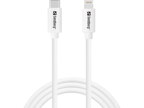 Sandberg USB-C PD to Lightning MFI, 1M Biały