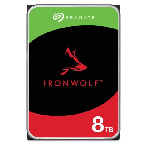 Seagate IronWolf ST8000VN004 dysk twardy 8 TB 7200 RPM 256 MB 3.5" Serial ATA III