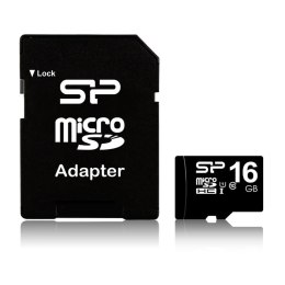 Silicon Power SP016GBSTH010V10SP pamięć flash 16 GB MicroSDHC UHS-I Klasa 10