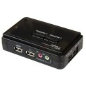 StarTech SV211KUSB przełącznik KVM Czarny