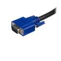 StarTech SVUSB2N1_6 kabel KVM Czarny 1,8 m