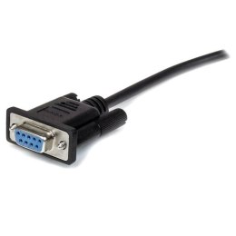 StarTech MXT1001MBK kabel równoległy Czarny 1 m DB-9