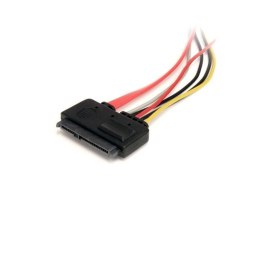 StarTech SATA22PEXT kabel SATA 0,35 m SATA 22-pin SATA 7-pin + 15-pin Czerwony