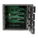 StarTech HSB4SATSASBA panel drive bay Czarny