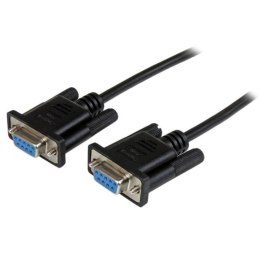 StarTech SCNM9FF1MBK kabel równoległy Czarny 1 m DB-9