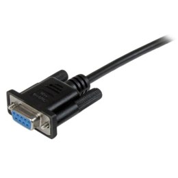 StarTech SCNM9FF1MBK kabel równoległy Czarny 1 m DB-9