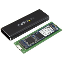 StarTech SM2NGFFMBU33 obudowa do dysków twardych Obudowa SSD Czarny M.2