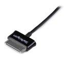 StarTech USB2SDC3M kabel do telefonu Czarny 3 m USB A Samsung 30-pin