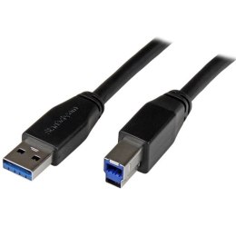 StarTech USB3SAB10M kabel USB 10 m USB 3.2 Gen 1 (3.1 Gen 1) USB A USB B Czarny