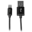 StarTech USBLT1MB kabel Lightning 1 m Czarny