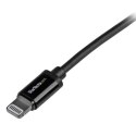 StarTech USBLT1MB kabel Lightning 1 m Czarny