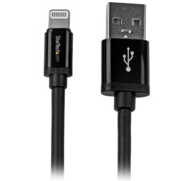 StarTech USBLT2MB kabel Lightning 2 m Czarny