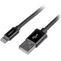 StarTech USBLT2MB kabel Lightning 2 m Czarny