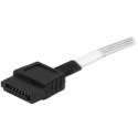 StarTech SAS43SAT1M kabel SAS 1 m Czarny, Srebrny