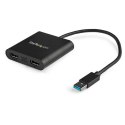 StarTech USB32HD2 zewnętrzna karta graficzna usb 3840 x 2160 px Czarny