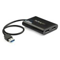 StarTech USB32DP24K60 zewnętrzna karta graficzna usb 4096 x 2160 px Czarny