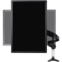 StarTech ARMPIVOTE2 uchwyt / stojak do monitorów 124,5 cm (49") Zacisk Czarny