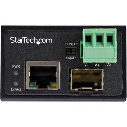 StarTech IMC100MSFP konwerter sieciowy 100 Mbit/s Multifunkcyjny, Pojedynczy Czarny