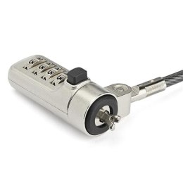 StarTech LTLOCKNBL zapięcie do kabli Czarny, Srebrny 2,043 m