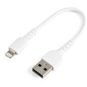 StarTech RUSBLTMM15CMW kabel do telefonu Biały 0,15 m USB A Lightning