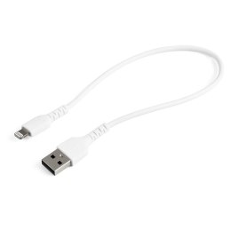 StarTech RUSBLTMM30CMW kabel do telefonu Biały 0,3 m USB A Lightning